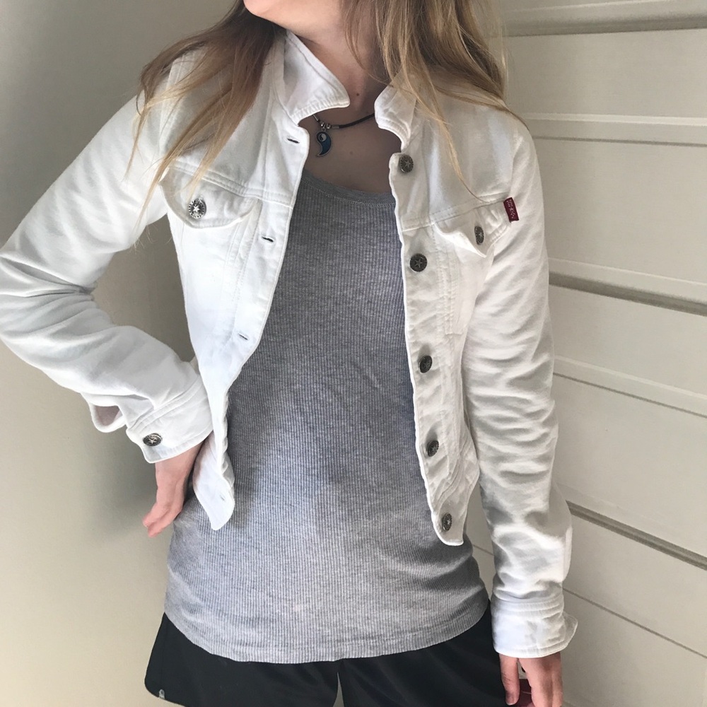 Hard Tail Jean style jacket - jersey material Sm